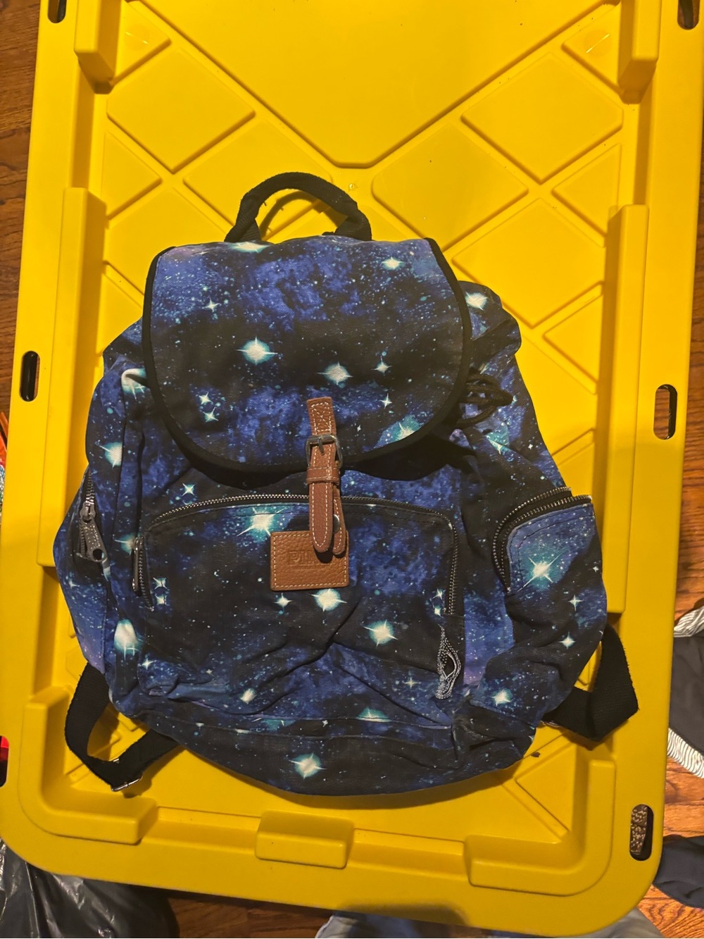 Pink victoria secret Blue Galaxy Print Men's Backpack - Casual Everyday Bag